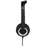 Hama - HS-P150 - Headset - Zwart - Stereo - Inclusief adapter