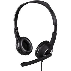 Hama - HS-P150 - Headset - Zwart - Stereo - Inclusief adapter