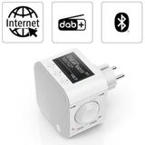 Hama Digitale Radio - DAB+ - Internetradio/App/Bluetooth - USB-A - Wekkerradio - PlugIn Radio - Wit