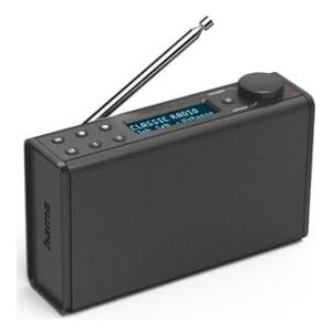 Hama DR7USB Draagbaar Digitaal Zwart