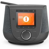 Hama Digitale Radio - DAB+ Radio - DAB/FM/Bluetooth/Internetradio - Draagbare Radio - Alarmfunctie - Spotify Connect - Zwart