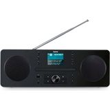 Hama Digitale Radio - DAB+ - FM/cd/Bluetooth - USB A - Wekkerradio - 10W - Grijs/Zwart