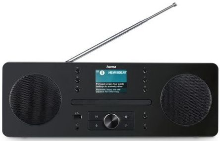 Hama - DR1560CBT - Digitale Radio - Zwart - DAB+/FM/CD/Bluetooth®