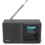 Hama Digitale Radio - DAB+ - FM/Bluetooth - USB-A - Met Accuvoeding - Zwart