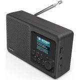 Hama Digitale Radio - DAB+ - FM/Bluetooth - USB-A - Met Accuvoeding - Zwart