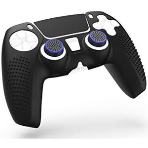 Hama Accessoireset voor PS5-controller, zwart, greepvlak, Zwart, Greepvlak