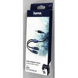 Hama Super Soft audio kabel 3.5mm 2 x 3.5mm Zwart, Blauw