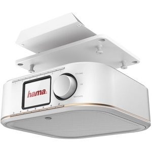 Hama Digitale Radio - DAB+ - FM/DAB - Wekkerradio - Ophangbaar - Sleep-timer - Wit