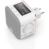 Hama Digitale Radio - PlugIn Radio - DAB+/DAB/FM/Bluetooth - Wekkerradio - Wit