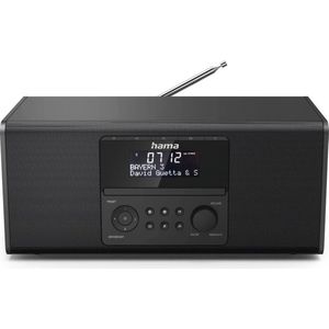 Hama DR1550CBT Radio DAB+, VHF (FM) Bluetooth, CD, USB Zwart