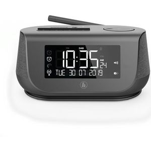 Hama DR36SBT - Radio - FM/DAB/DAB+/Bluetooth - Wekkerradio - Zwart