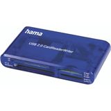 Hama - Card Reader Writer 35In1 - Blauw - USB 2.0