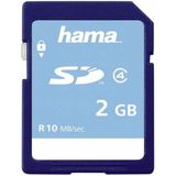 SD Memory Card Hama 00055377 Blue 2 GB