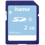 Hama SD Geheugenkaart - 2 GB - Blauw - Class 4
