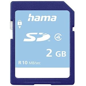 Hama SD Geheugenkaart - 2 GB - Blauw - Class 4