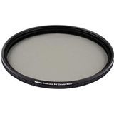 Hama Polarisatiefilter (circulaire polarisatie, bovenglas, schroefdraaddiameter 49 mm, framedikte 4,5 mm, frontdraad, NMC16 (Nano Multi-Coated 16 lagen)) zwart