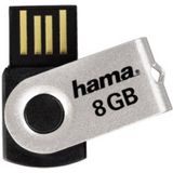 Hama Rotate 90891 USB-stick 8 GB USB 2.0 Zwart