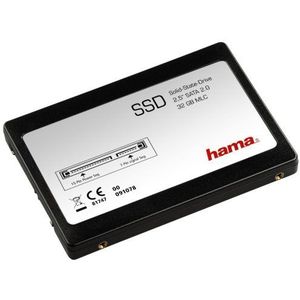 Hama Solid-State Drive (SSD) 6,4 cm (2,5 inch) SATA II, 32 GB MLC