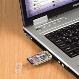 Hama - Sd/Microsd Card Reader - Transparant - USB 2.0 - 8-in-1