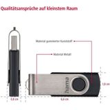 Hama 16GB USB 2.0 USB flash drive USB Type-A Zwart, Zilver