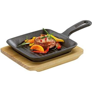 Küchenprofi - BBQ serveerpan met grenenhouten plaat, 305001013