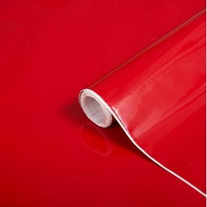 Folie zelfklevend uni rood 45x200cm