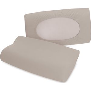 Schlafgut Pure flexible Kussensloop 496 Sand Mid