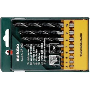 Metabo 627202000 8-delige Houtboren set in cassette - 3-10mm