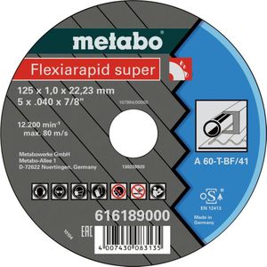 METABO Doorslijpschijf - staal-FLEXIAMANT SUPER 115x1,0x22,2 616188000