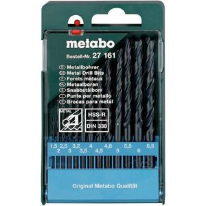 Metabo Accessoires Borencassette, 13 spiraalboren HSS R - 627161000
