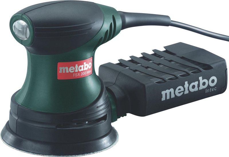 METABO Fäustlingsexzenterschleifer FSX 200 Intec (609225500) Kunststoffkoffer