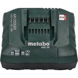 Metabo - ASC 55 - Acculader - Geschikt voor 12V en 36V LiHD-accus - AIR COOLED