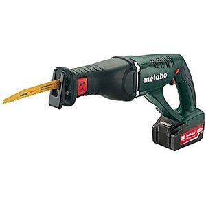 Metabo ASE 18 LTX 18V Li-Ion Accu Reciprozaag Set (2x 4.0Ah Li-Power Accu) In MetaBOX - Snelwissel