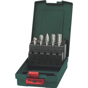 Metabo - 628403000 Freesset - Hardmetaal - 5-delig - Schachtdiameter 6 mm