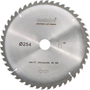 Metabo 254 x 2,4 x 30 mm Sägeblatt für Holz