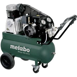 Metabo Mega 400-50 D Pneumatische compressor 50 l 10 bar