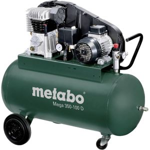 Metabo Mega 350-100 D Pneumatische compressor 90 l 10 bar