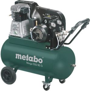 Metabo Mega 550-90 D Compressor - 3000W - 11 Bar - 90L - 360 L/min