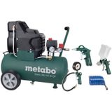 Metabo Basic 250-24 W OF Compressor + LPZ-4 toebehorenset - 690865000