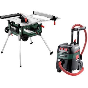 Metabo 690889000 Zaagtafel Met Onderstel (TS 254) & Alleszuiger / Bouwstofzuiger (ASR 35 M ACP) Combiset - 254 X 30mm