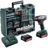 Metabo BS 14.4 Li | 14,4 Volt accuboormachine met 2 accu's | + 73-delige accessoireset - 602206880