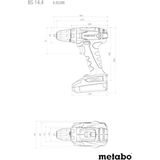 Metabo Accu Boorschroefmachine 14.4 Volt - Compact Model - Inclusief Accu's