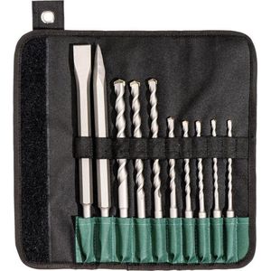 Metabo 630824000 10 Delige SDS-plus Boor / Beitel set In Etui