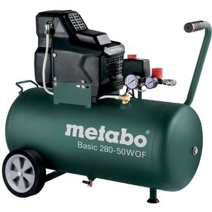 Metabo Basic 280-50 W OF Compressor 1,7 kW Olievrij - 601529000