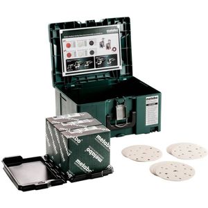 Metabo Accessoires Hechtschuurpapier | Ø 150 mm | multiperforatie assortiment | P80, P120, P180 | verf en lak | (150 st.) | (in Metaloc) - 626755000