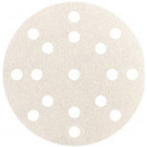 Metabo Accessoires Hechtschuurpapier | Ø 125 mm multiperforatie | P 100 | verf en lak (50 st.) - 626860000
