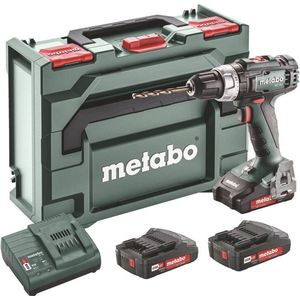 Metabo BS 18 L 18V Li-Ion accu boor-/schroefmachine set (3x 2,0Ah accu) in koffer