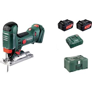 Metabo STA 18 LTX 100 18V Li-ion accu decoupeerzaag set (2x 5.2Ah accu) in Metaloc - variabel