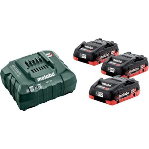 Metabo 685132000 18V LiHD accu starterset (3x 4.0Ah) + lader
