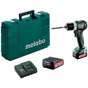 Metabo B07PMSP8F6 POWERMAXX accu-boormachine BS 12 BL 12,0 volt / 2,0 Ah (IEC) Li-Ion, 240 V, zwart, groen, rood, zilver, maat